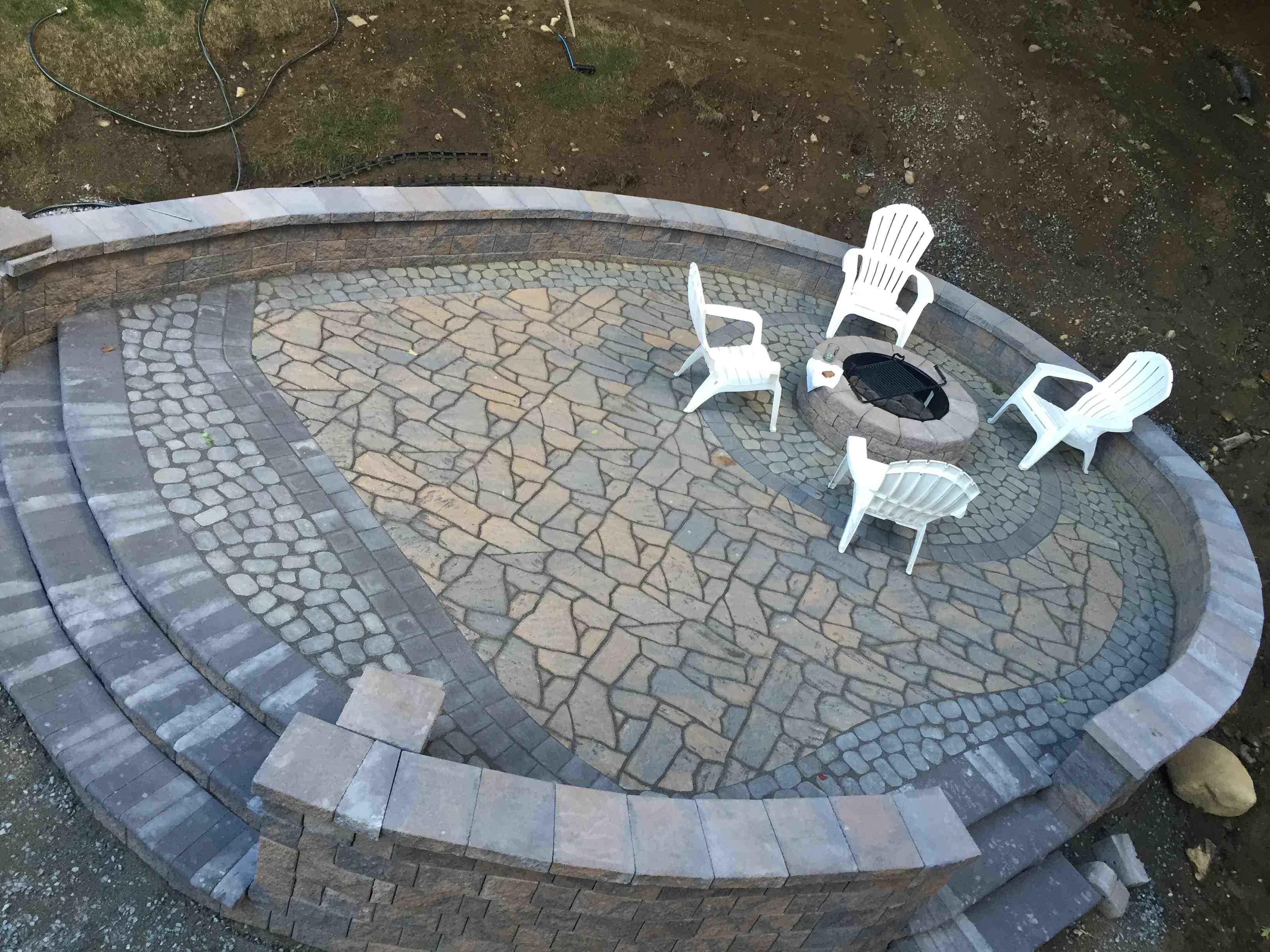 Different types of stone patio materials - stone patio contractors near me
