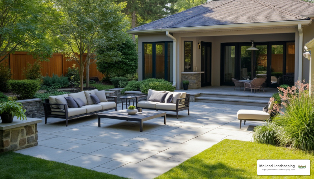 concrete patio - concrete patio