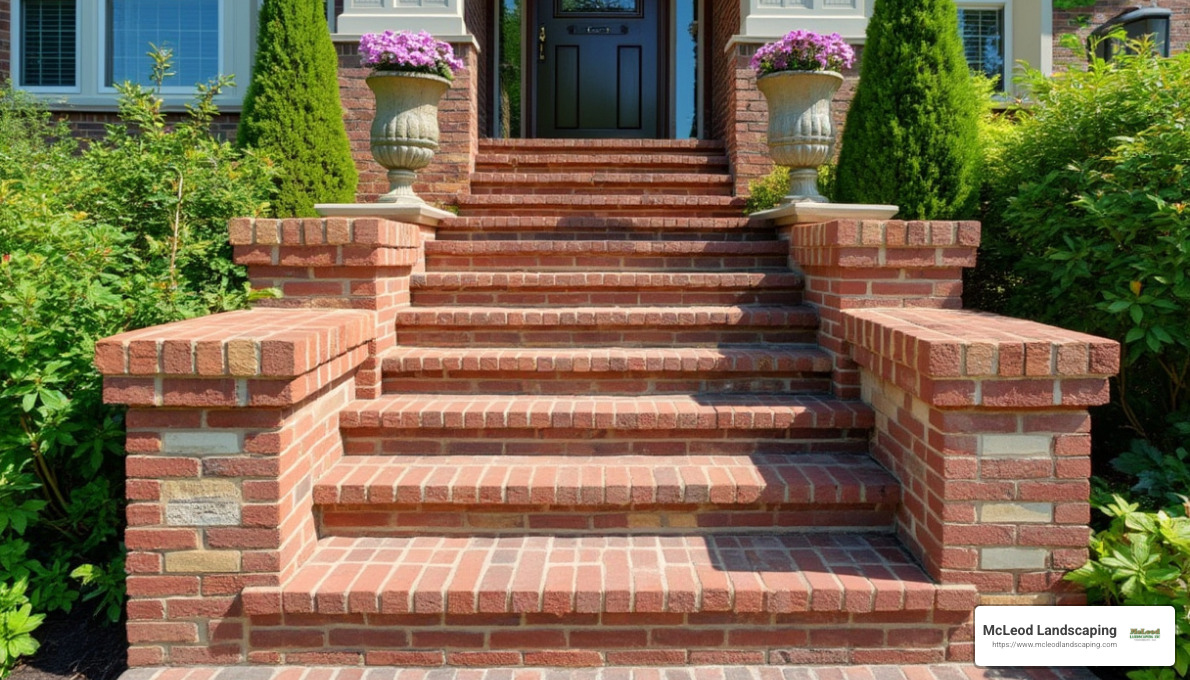 exterior brick stairs - exterior brick stairs