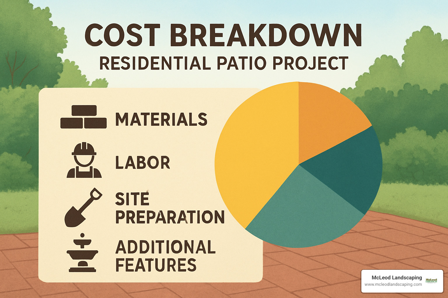 cost breakdown graphic - outdoor patio companies near me