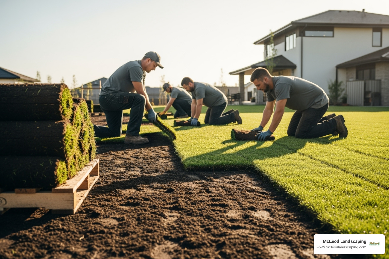 sod rolls being laid - lawn installation price sod rolls being laid - lawn installation price
